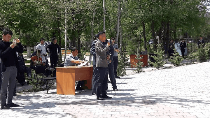 "Сапта жүріп ән айту" жарысы