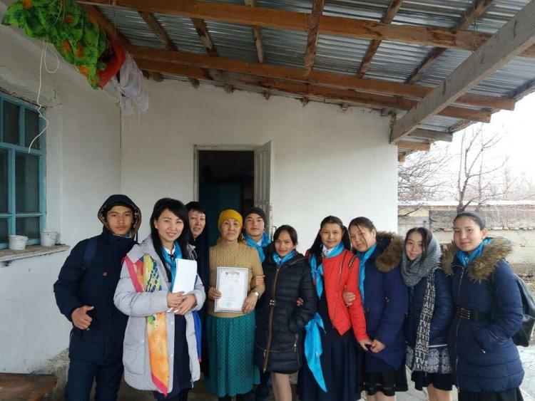 "Ардагерлерді ардақтайық" жобасы аясында ардагерлерге көмек ұйымдастырды.