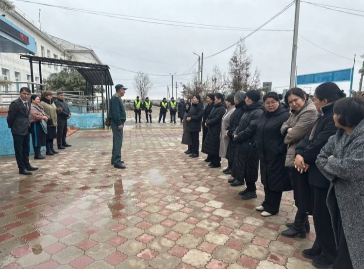 Жаппай сейсмикалық оқу-жаттығу жұмыстары өткізілді.